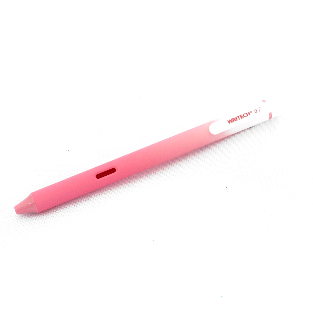 Writech, Pens, Art & School, Ombre, Retractable, 0.7mm, Gel, 834486, Red